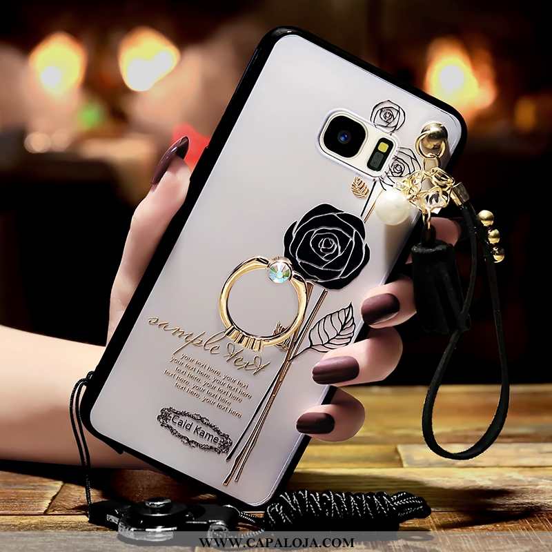 Capas Samsung Galaxy S6 Edge Tendencia Branco Tampa Frente, Capa Samsung Galaxy S6 Edge Personalizad