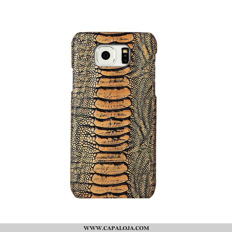 Capas Samsung Galaxy S6 Estilosas Feminino Caqui Criativas, Capa Samsung Galaxy S6 Luxo Baratos