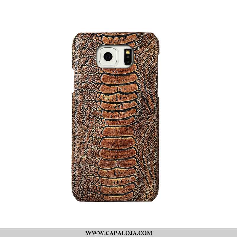 Capas Samsung Galaxy S6 Estilosas Feminino Caqui Criativas, Capa Samsung Galaxy S6 Luxo Baratos