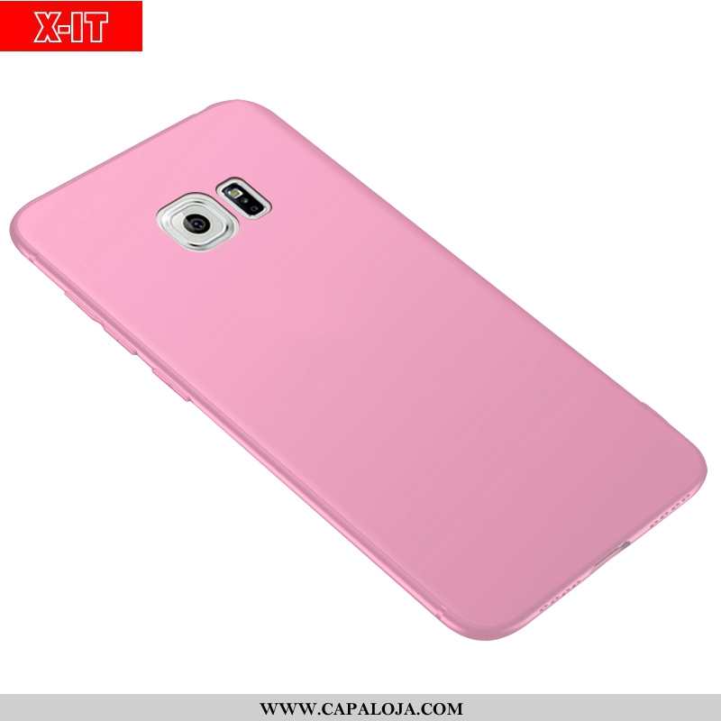 Capas Samsung Galaxy S6 Protetoras Telemóvel Antiqueda Feminino Vermelho, Capa Samsung Galaxy S6 Fos