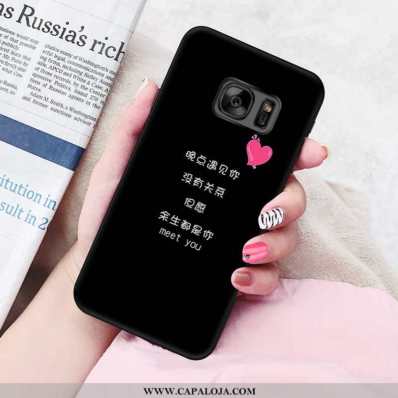 Capas Samsung Galaxy S6 Soft Rosa Silicone Pintado, Capa Samsung Galaxy S6 Protetoras Venda