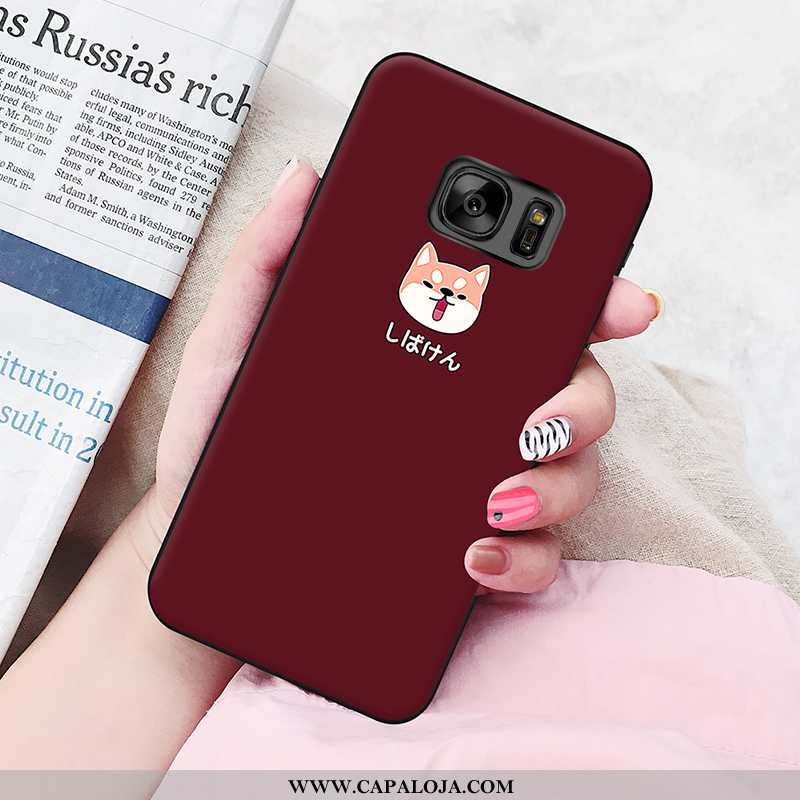 Capas Samsung Galaxy S6 Soft Rosa Silicone Pintado, Capa Samsung Galaxy S6 Protetoras Venda