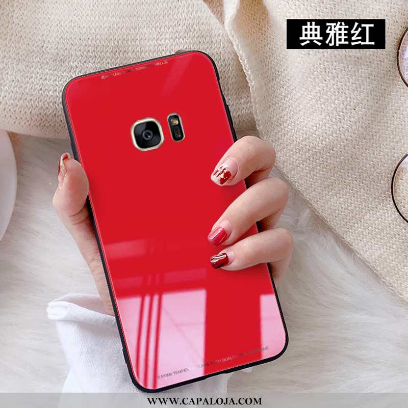 Capas Samsung Galaxy S7 Edge Protetoras Vermelha Nova Tendencia Vermelho, Capa Samsung Galaxy S7 Edg