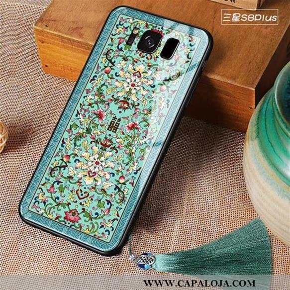 Capas Samsung Galaxy S8+ Criativas Cases Silicone Midi Verde, Capa Samsung Galaxy S8+ Tendencia Bara