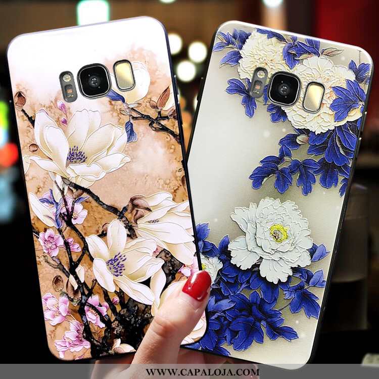 Capas Samsung Galaxy S8 Criativas Cordao Cases Azul, Capa Samsung Galaxy S8 Slim Online