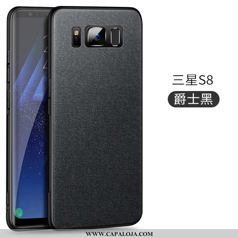 Capas Samsung Galaxy S8 Criativas Preto Telemóvel Masculino, Capa Samsung Galaxy S8 Slim Venda