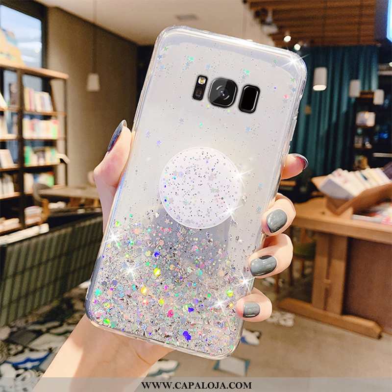 Capas Samsung Galaxy S8+ Criativas Vermelha Soft Verde, Capa Samsung Galaxy S8+ Tendencia Barato