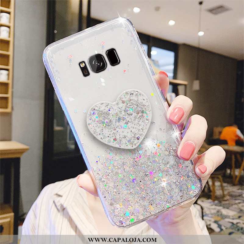 Capas Samsung Galaxy S8+ Criativas Vermelha Soft Verde, Capa Samsung Galaxy S8+ Tendencia Barato