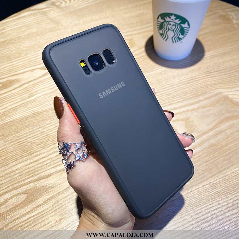 Capas Samsung Galaxy S8+ Fosco Criativas Antiqueda Cases Vermelho, Capa Samsung Galaxy S8+ Personali