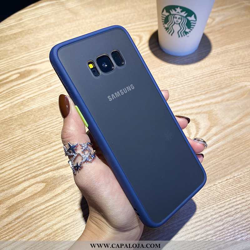 Capas Samsung Galaxy S8+ Fosco Criativas Antiqueda Cases Vermelho, Capa Samsung Galaxy S8+ Personali