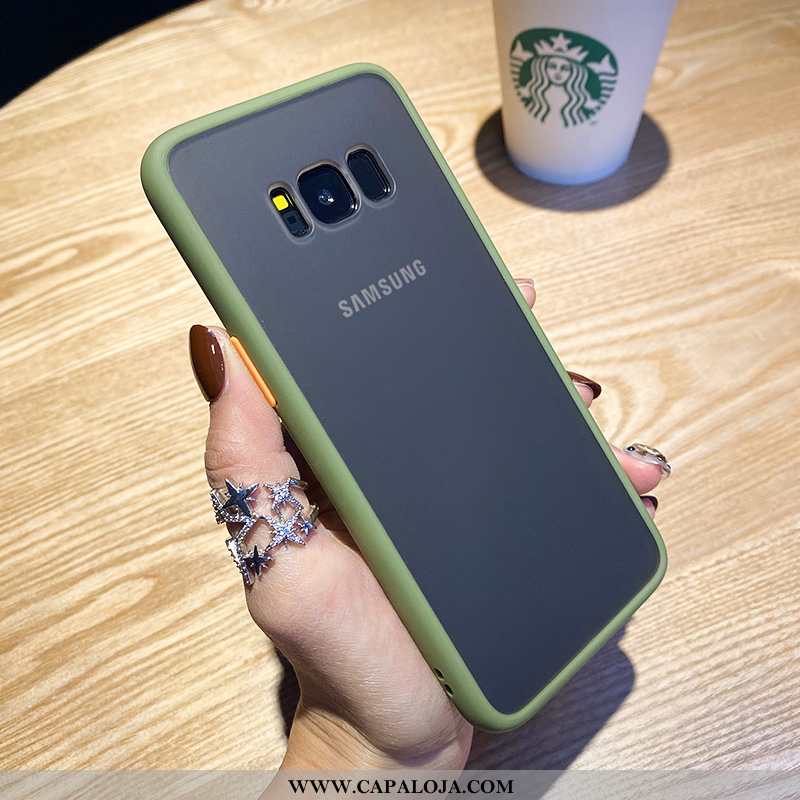 Capas Samsung Galaxy S8+ Fosco Criativas Antiqueda Cases Vermelho, Capa Samsung Galaxy S8+ Personali