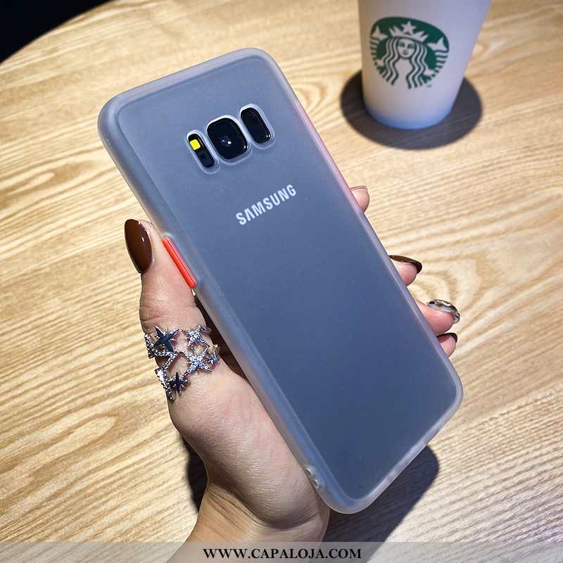 Capas Samsung Galaxy S8+ Fosco Criativas Antiqueda Cases Vermelho, Capa Samsung Galaxy S8+ Personali