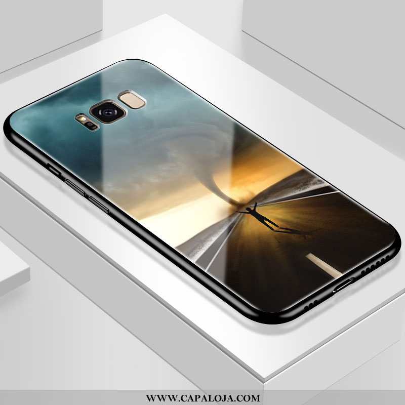 Capas Samsung Galaxy S8+ Personalizada Soft Telemóvel Casal Branco, Capa Samsung Galaxy S8+ Criativa