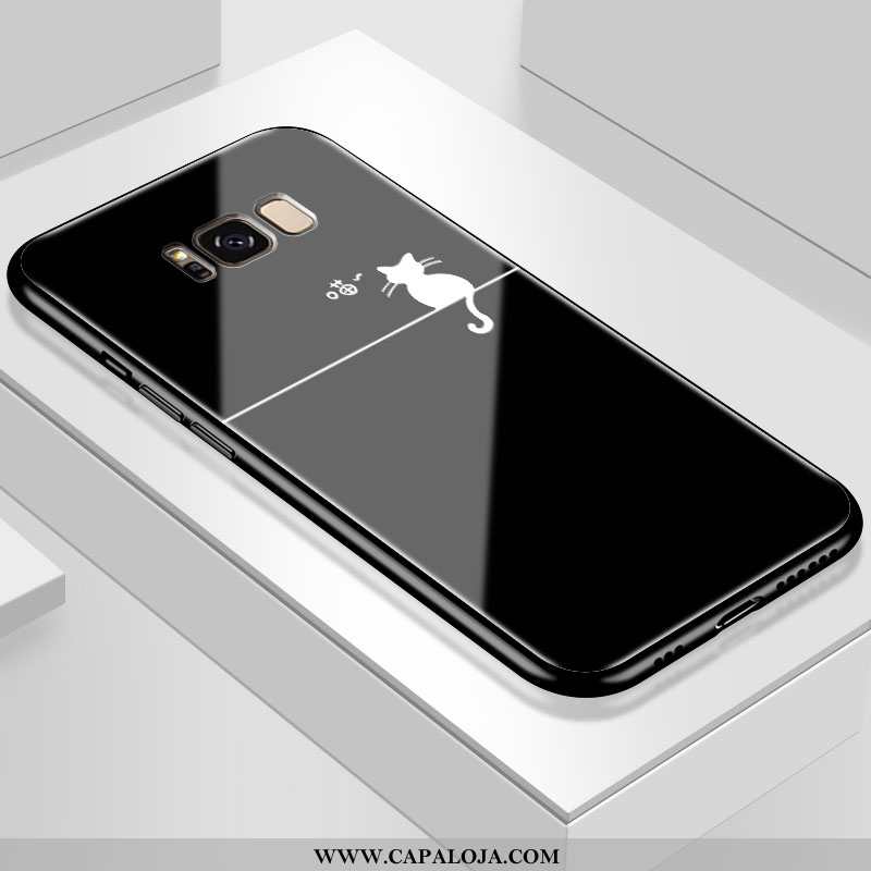 Capas Samsung Galaxy S8+ Personalizada Soft Telemóvel Casal Branco, Capa Samsung Galaxy S8+ Criativa