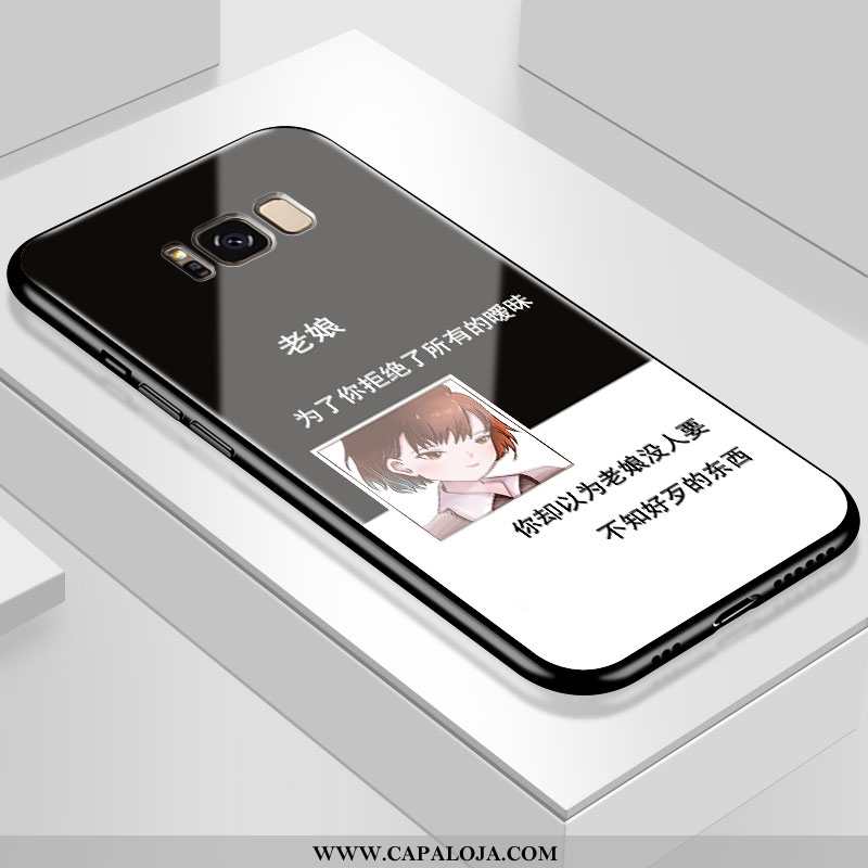 Capas Samsung Galaxy S8+ Personalizada Soft Telemóvel Casal Branco, Capa Samsung Galaxy S8+ Criativa