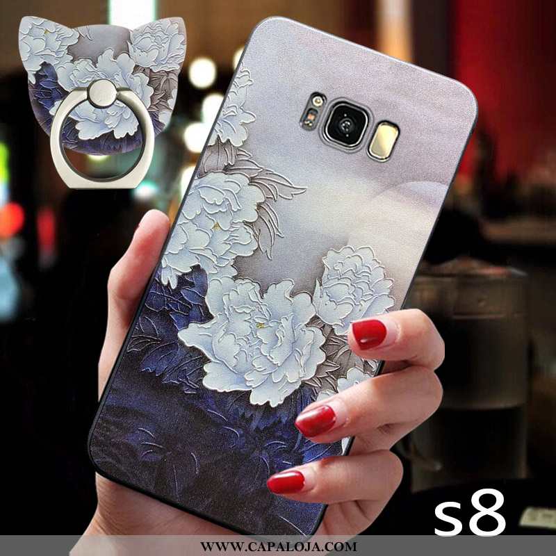 Capas Samsung Galaxy S8 Personalizado Super Antiqueda Slim Azul, Capa Samsung Galaxy S8 Criativas Ve