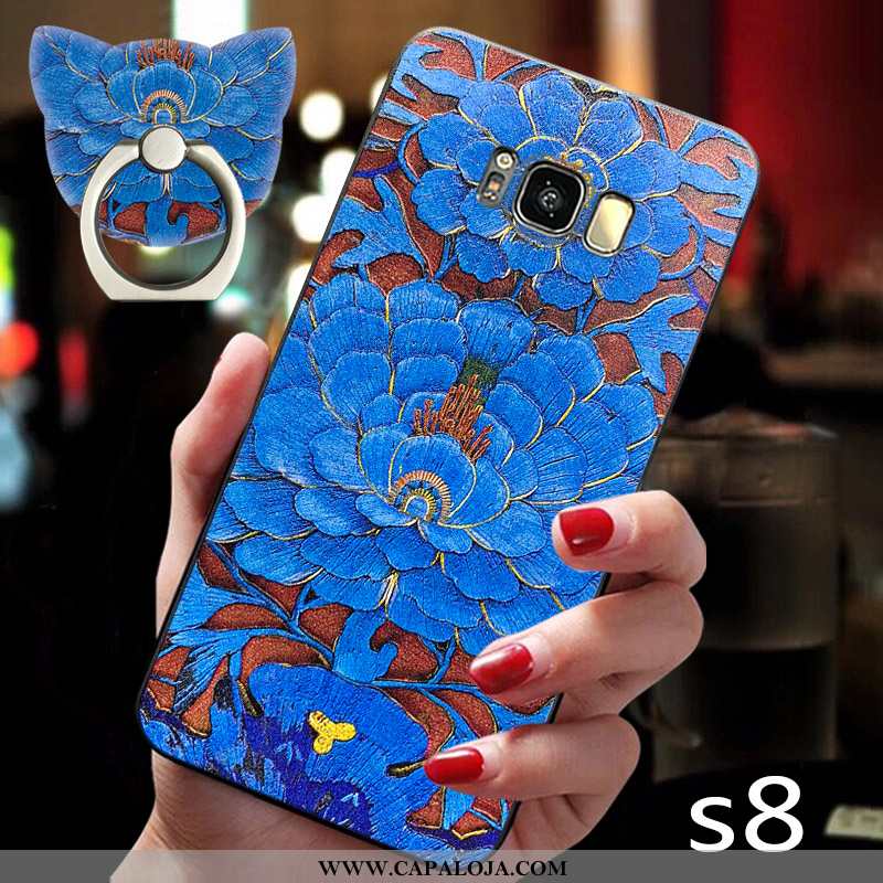 Capas Samsung Galaxy S8 Personalizado Super Antiqueda Slim Azul, Capa Samsung Galaxy S8 Criativas Ve