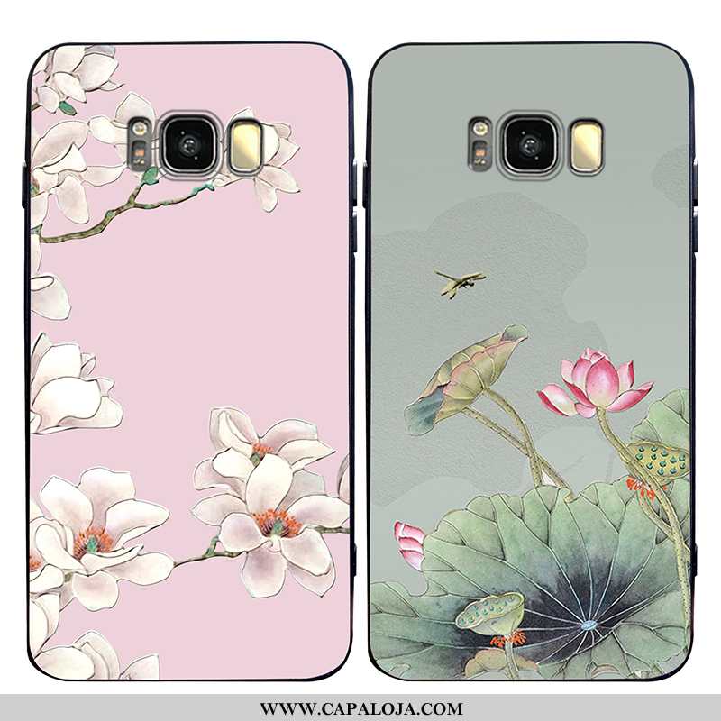 Capas Samsung Galaxy S8 Silicone Frente Midi Grande Rosa, Capa Samsung Galaxy S8 Fosco Online