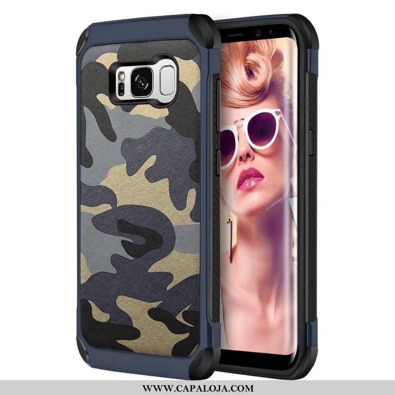 Capas Samsung Galaxy S8+ Silicone Militar Masculino Azul, Capa Samsung Galaxy S8+ Personalizado Vend