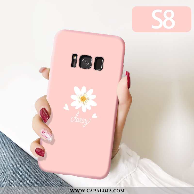 Capas Samsung Galaxy S8 Silicone Personalizada Vermelha Pu Amarelo, Capa Samsung Galaxy S8 Fosco Bar