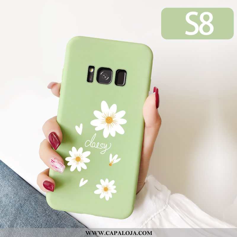 Capas Samsung Galaxy S8 Silicone Personalizada Vermelha Pu Amarelo, Capa Samsung Galaxy S8 Fosco Bar