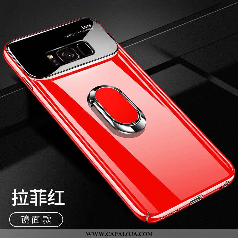 Capas Samsung Galaxy S8+ Tendencia Cases Vidro Masculino Vermelho, Capa Samsung Galaxy S8+ Super Bar