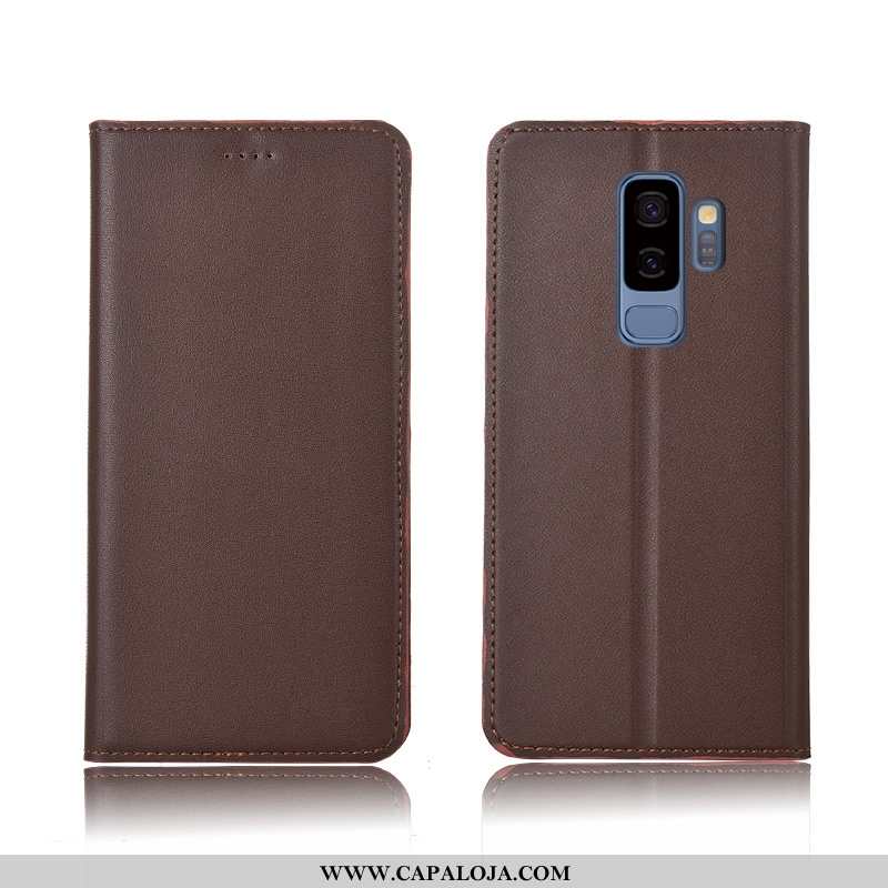 Capas Samsung Galaxy S9+ Couro Antiqueda Protetoras Nova Amarelo, Capa Samsung Galaxy S9+ Soft Promo