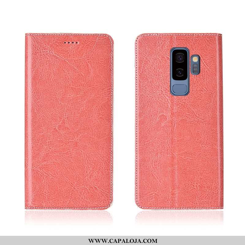 Capas Samsung Galaxy S9+ Couro Genuíno Feminino Nova Caqui, Capa Samsung Galaxy S9+ Couro Comprar