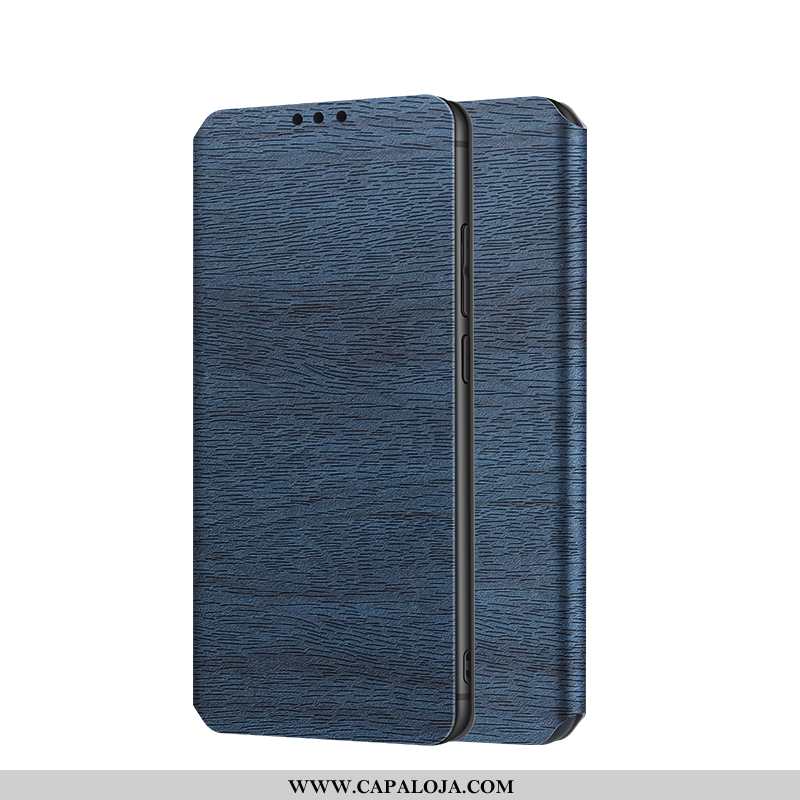 Capas Samsung Galaxy S9+ Couro Telemóvel Completa Cover Azul, Capa Samsung Galaxy S9+ Protetoras Bar