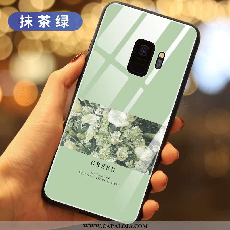 Capas Samsung Galaxy S9 Criativas Simples Antiqueda Nova Verde, Capa Samsung Galaxy S9 Protetoras On