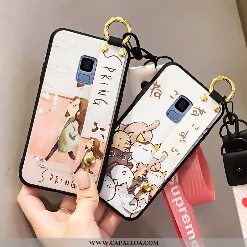 Capas Samsung Galaxy S9 Desenho Animado Cases Branco Criativas, Capa Samsung Galaxy S9 Soft Comprar