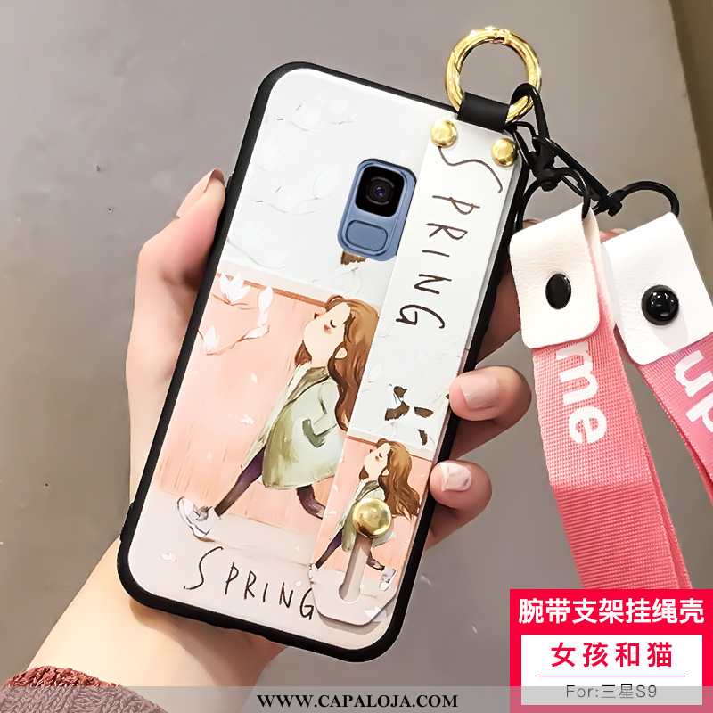 Capas Samsung Galaxy S9 Desenho Animado Cases Branco Criativas, Capa Samsung Galaxy S9 Soft Comprar