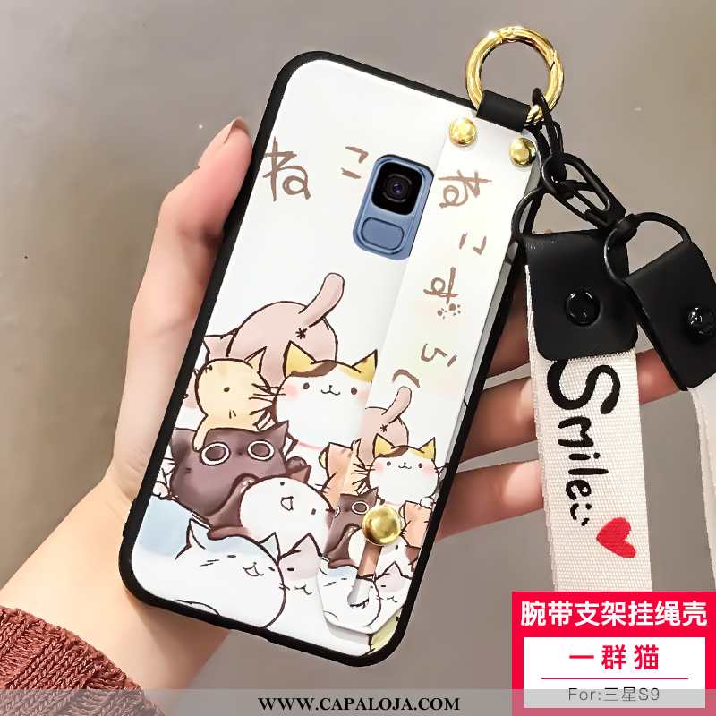 Capas Samsung Galaxy S9 Desenho Animado Cases Branco Criativas, Capa Samsung Galaxy S9 Soft Comprar