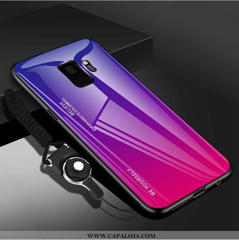 Capas Samsung Galaxy S9 Personalizado Cordao Telemóvel Slim Roxo, Capa Samsung Galaxy S9 Criativas C