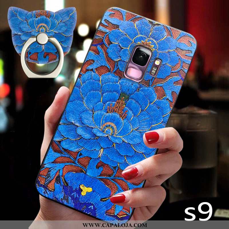 Capas Samsung Galaxy S9 Protetoras Personalizada Azul, Capa Samsung Galaxy S9 Silicone Barato