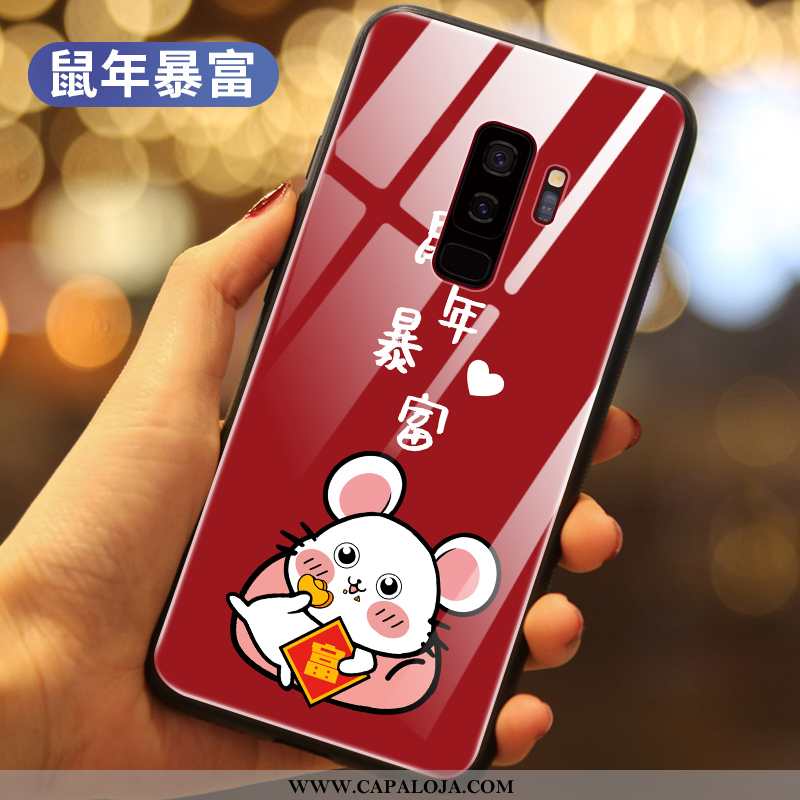 Capas Samsung Galaxy S9+ Silicone Completa Protetoras Antiqueda Vermelho, Capa Samsung Galaxy S9+ Vi