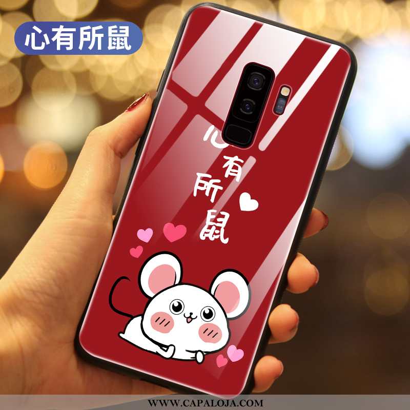 Capas Samsung Galaxy S9+ Silicone Completa Protetoras Antiqueda Vermelho, Capa Samsung Galaxy S9+ Vi