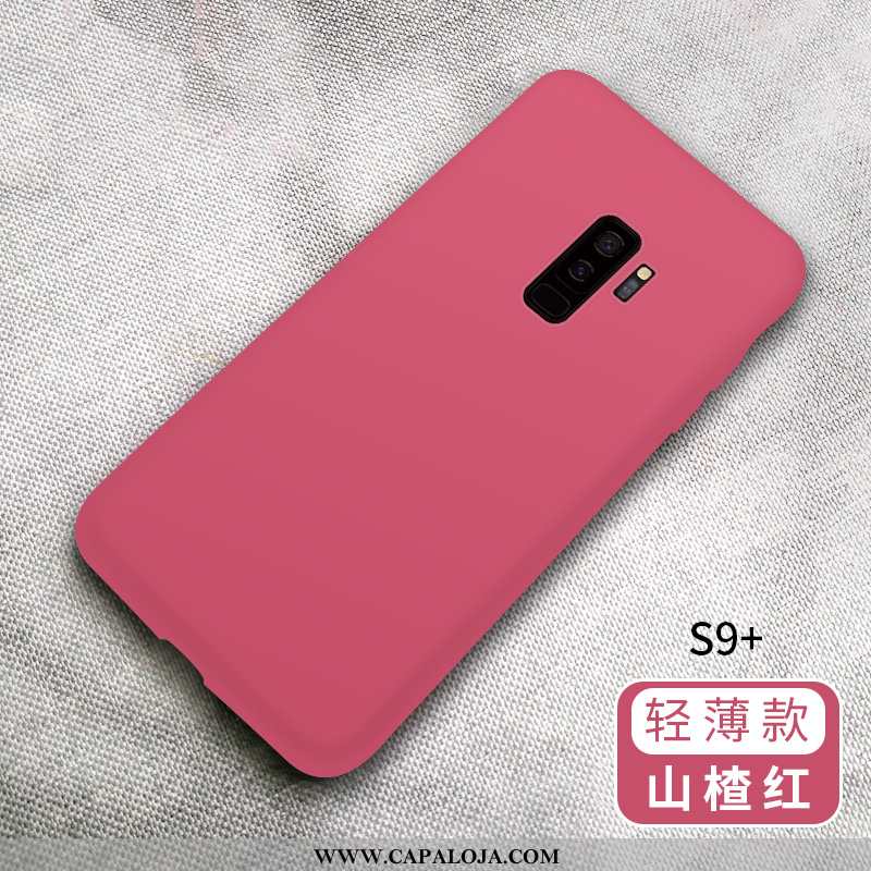 Capas Samsung Galaxy S9+ Silicone Malha Vermelha Verde, Capa Samsung Galaxy S9+ Criativas Baratos