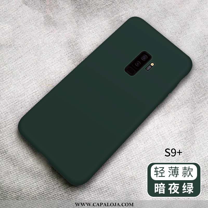 Capas Samsung Galaxy S9+ Silicone Malha Vermelha Verde, Capa Samsung Galaxy S9+ Criativas Baratos