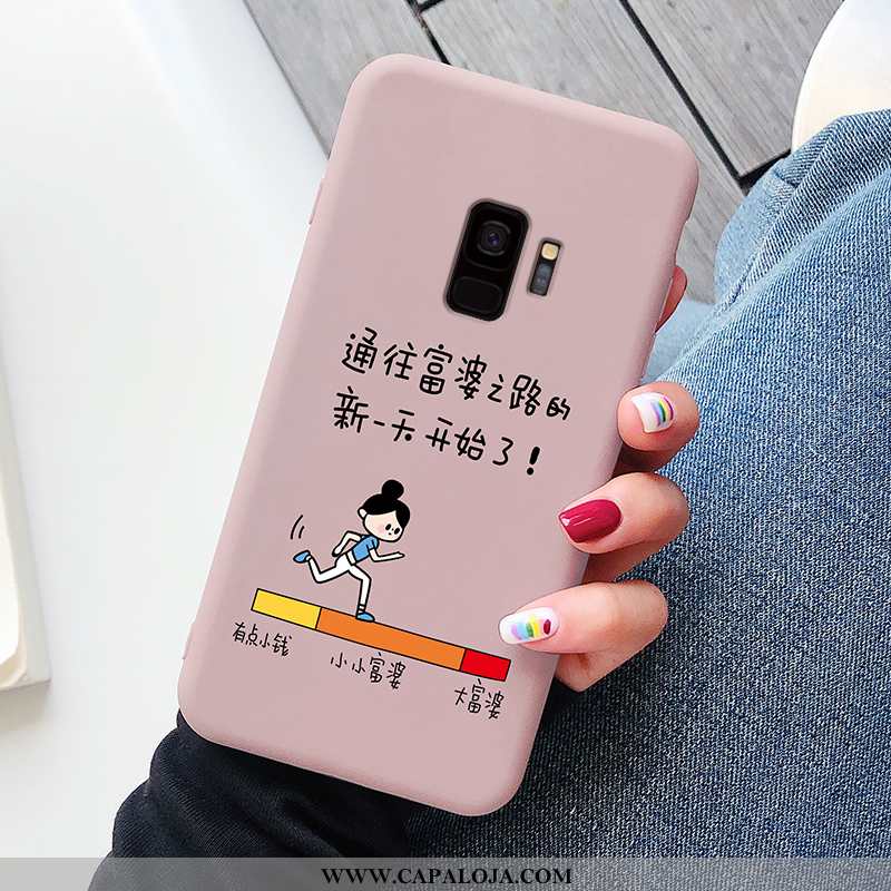 Capas Samsung Galaxy S9 Super Completa Desenho Animado Malha Bordô, Capa Samsung Galaxy S9 Protetora