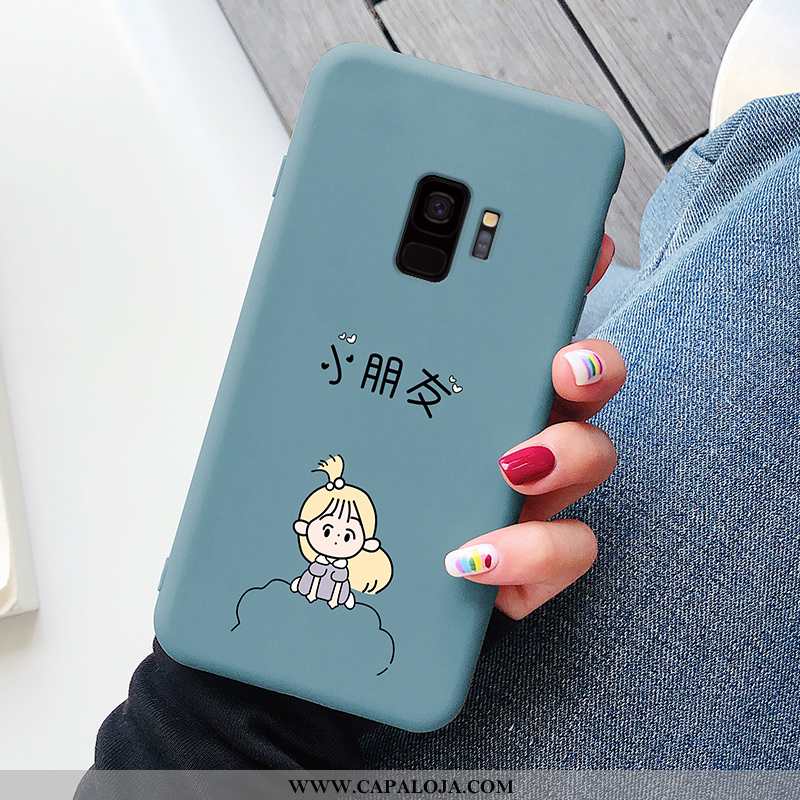 Capas Samsung Galaxy S9 Super Completa Desenho Animado Malha Bordô, Capa Samsung Galaxy S9 Protetora