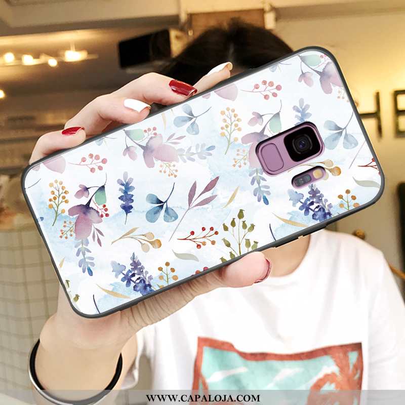 Capas Samsung Galaxy S9 Tendencia Personalizada Masculino Vermelha Branco, Capa Samsung Galaxy S9 So