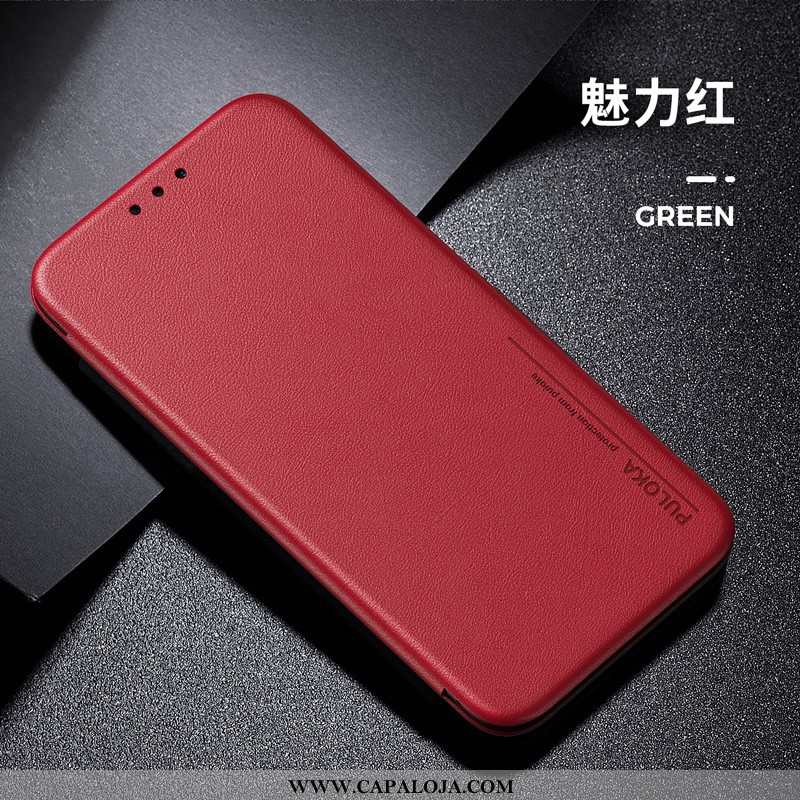 Capas Samsung Galaxy S9+ Tendencia Telemóvel Minimalista Antiqueda Vermelho, Capa Samsung Galaxy S9+