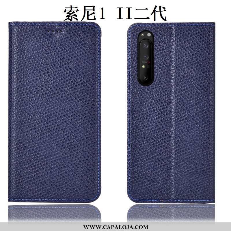 Capas Sony Xperia 1 Ii Protetoras Cases Cover Preto, Capa Sony Xperia 1 Ii Couro Legitimo Online