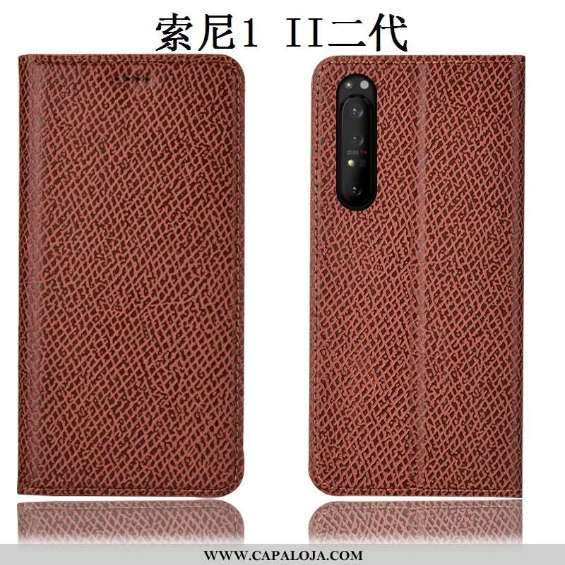 Capas Sony Xperia 1 Ii Protetoras Cases Cover Preto, Capa Sony Xperia 1 Ii Couro Legitimo Online