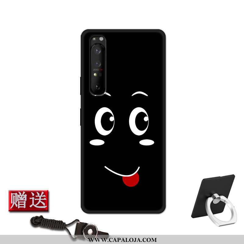 Capas Sony Xperia 1 Ii Soft Original Antiqueda Silicone Azul, Capa Sony Xperia 1 Ii Protetoras Compr