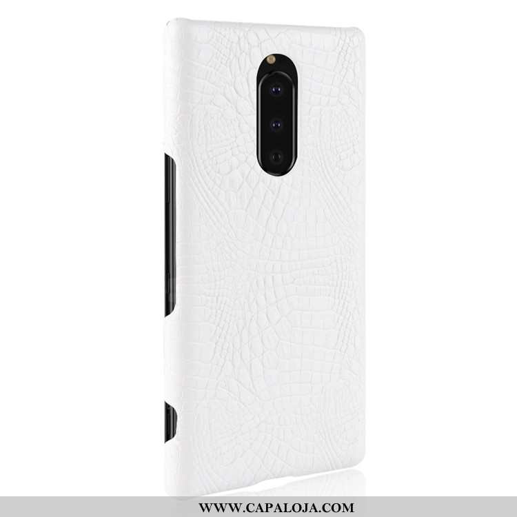 Capas Sony Xperia 1 Protetoras Resistente Tendencia Antiqueda Azul Escuro, Capa Sony Xperia 1 Couro 