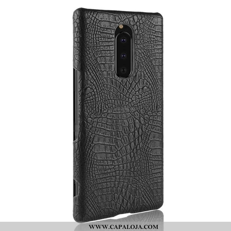 Capas Sony Xperia 1 Protetoras Resistente Tendencia Antiqueda Azul Escuro, Capa Sony Xperia 1 Couro 