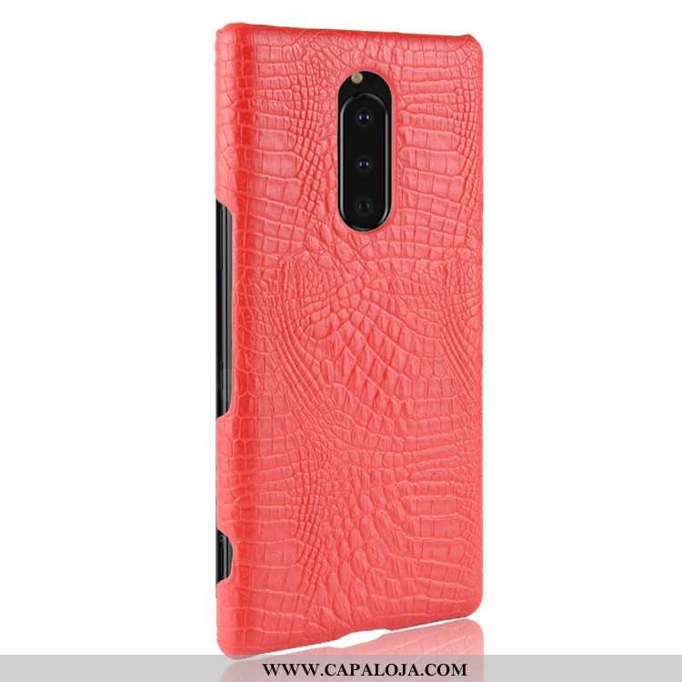 Capas Sony Xperia 1 Protetoras Resistente Tendencia Antiqueda Azul Escuro, Capa Sony Xperia 1 Couro 