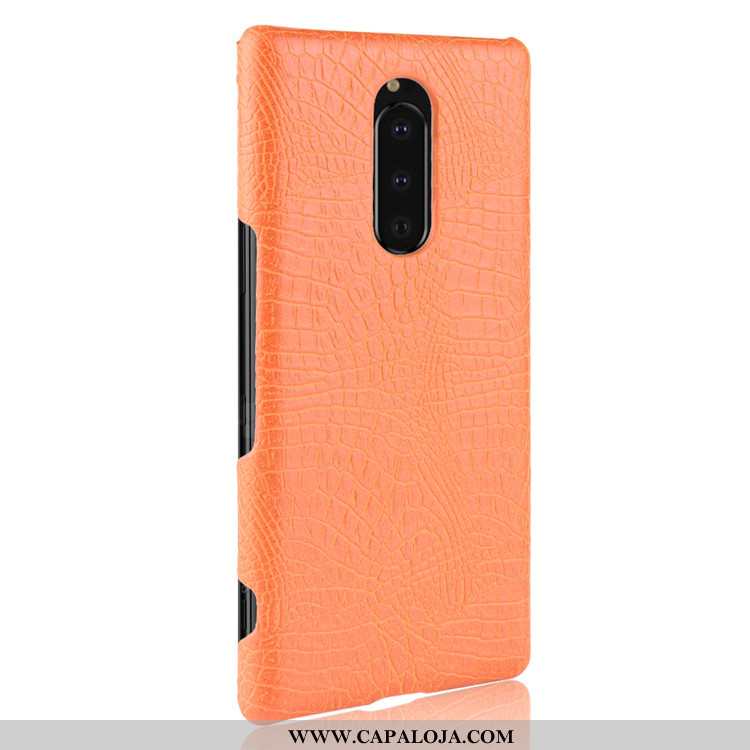 Capas Sony Xperia 1 Protetoras Resistente Tendencia Antiqueda Azul Escuro, Capa Sony Xperia 1 Couro 